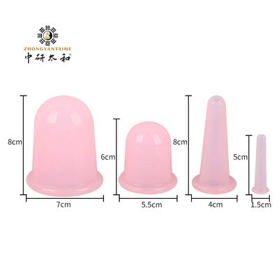 Set di coppe in silicone riutilizzabile per anti-reumatico e disintossicante
