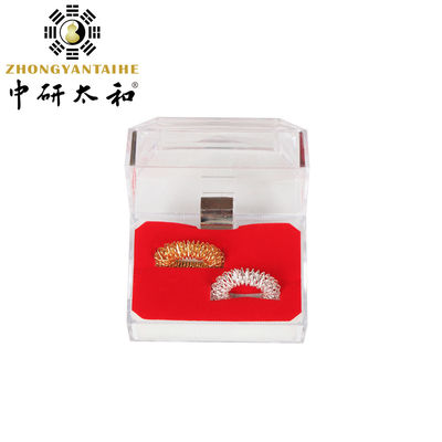 Il massaggio di agopuntura del dito foggia l'oro Ring Type d'argento ZhongYan TaiHe