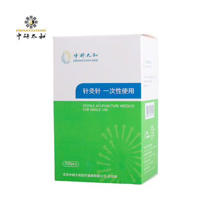 imballaggio di dialisi dell'ago di agopuntura di 0.18mm Zhongyan Taihe