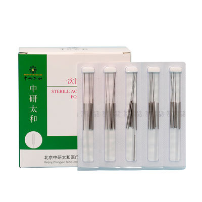Terapia indolore sterile eliminabile di agopuntura degli aghi di agopuntura di alta qualità 500pcs di Zhongyan Taihe