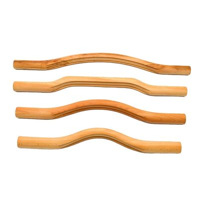 Gli strumenti di legno pieni di massaggio di Gua Sha di terapia del corpo hanno messo 4 in 1 raschio profondo