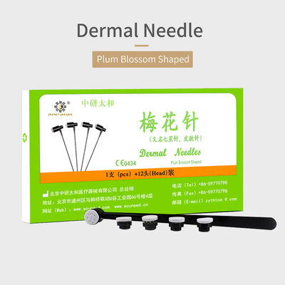 qualità  ISO13485 Plum Blossom 7 Star Needle Acupuncture With 12 Replaceable Heads Fabbrica
