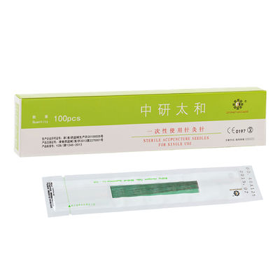 Aghi eliminabili di agopuntura di Sujok degli aghi di agopuntura di acciaio inossidabile di dialisi