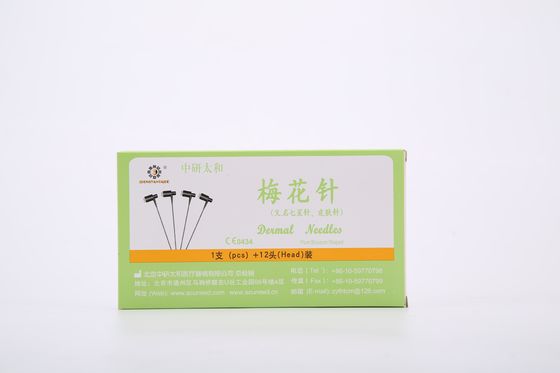 Medicina Tradizionale Cinese Zhongyan Blossom Needle 12 Aghi Scatola Attrezzatura per Agopuntura Adatta per Uso Clinico e Terapeutico