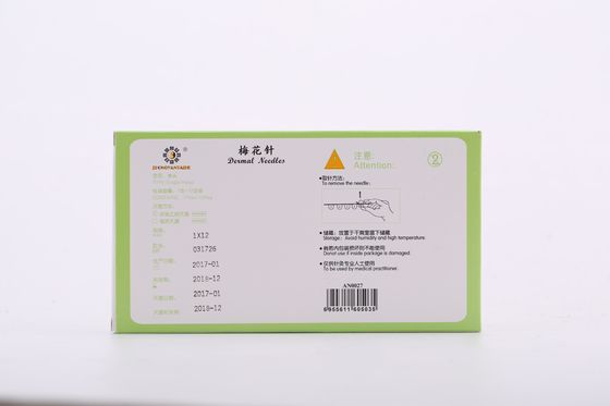Aghi PVC a manicotto di prugne e fiore di prugne lucidati Aghi tecnici da 0,20 mm x 25 mm progettati per un trattamento efficace e sicuro della pelle