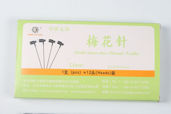 Aghi PVC a manicotto di prugne e fiore di prugne lucidati Aghi tecnici da 0,20 mm x 25 mm progettati per un trattamento efficace e sicuro della pelle