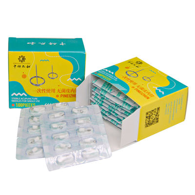 Aghi di agopuntura intradermici personalizzati con diametro del manico di 1,5 mm da OEM continentale